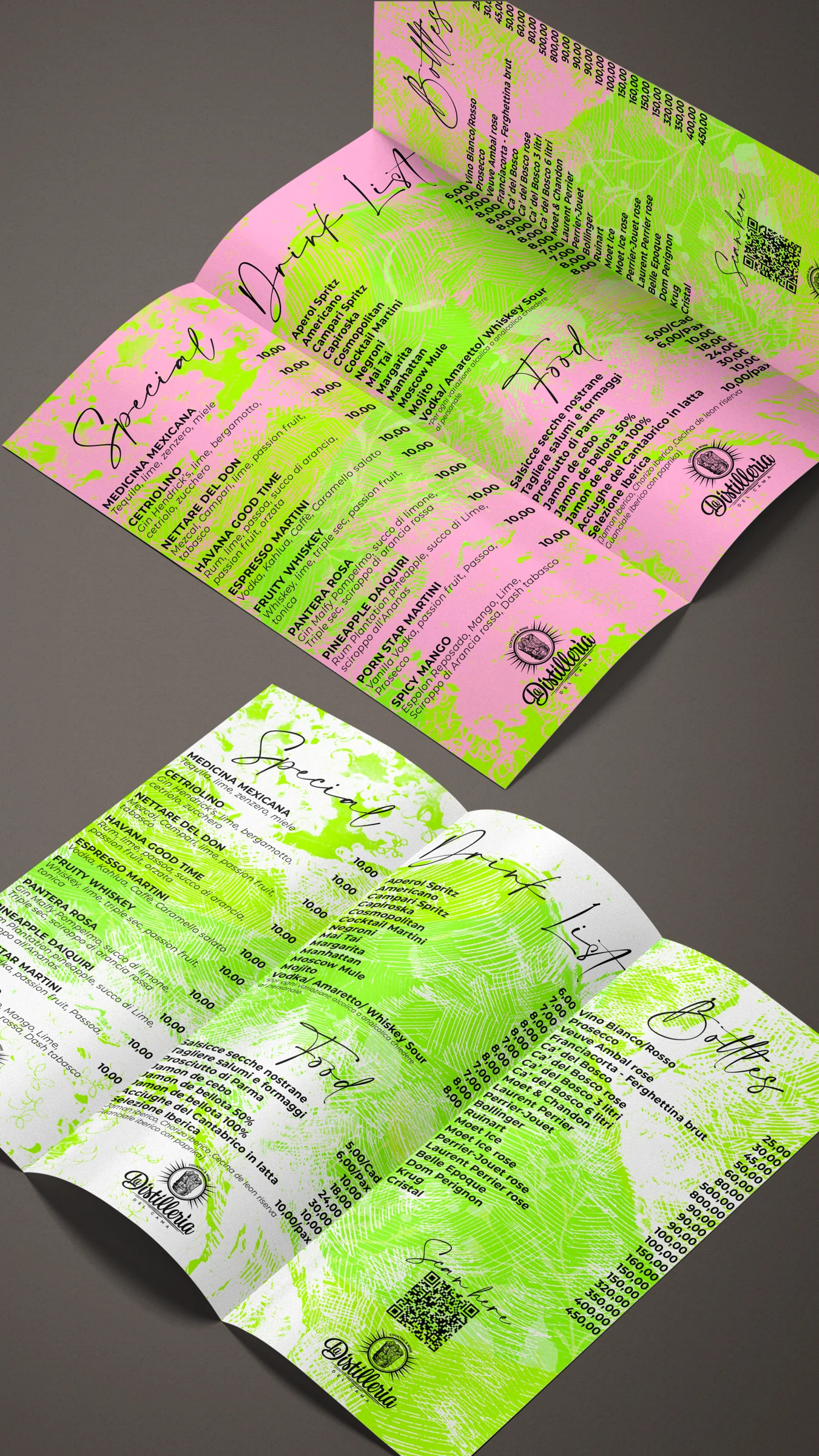 Cama menu colori